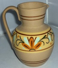VINTAGE DEE CEE STONEWARE POTTERY MILK CUSTARD WATER JUG PITCHER