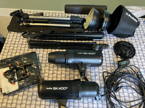Godox sk400ii studio strobe - 2x,
