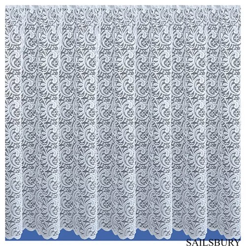Sainsbury white net curtains - white,