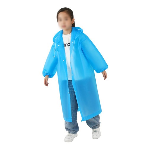 Long thick sheer raincoat for - long,