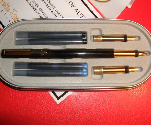 24ct gold plated parker - gold,