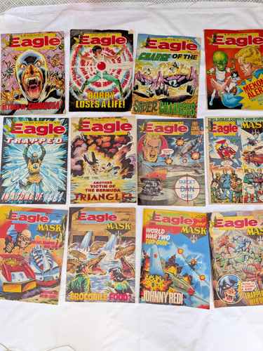 Vintage eagle and mask comic - eagle,
