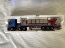Corgi CC12109 Renault Flatbed Crane Trailer & Palletised Brick Load.R T Keedwell