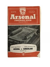 Arsenal v Sunderland Official Football Programme 04 02 1956