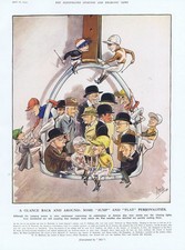 HORSE RACING Caricatures of