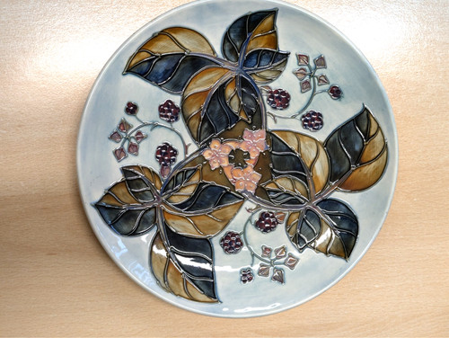 Rare moorcroft bramble - rare, "bramble"
