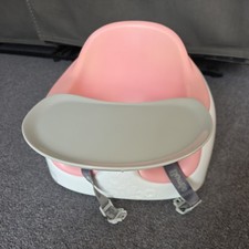 Baby Bumbo Multi-Seat with Straps and Tray In pink