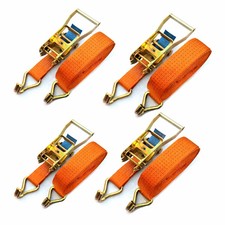 Ratchet tie down - 4x, straps