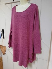 KLASS PINK STRETCH JERSEY TUNIC...SIZE 18-20...LAGENLOOK...NEXT DAY POSTAGE