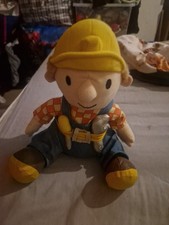 Vintage Bob The Builder Plush Toy Singing Bob  Born To Play 2000 Working