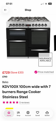 Beko kdv100x 100cm wide - beko,