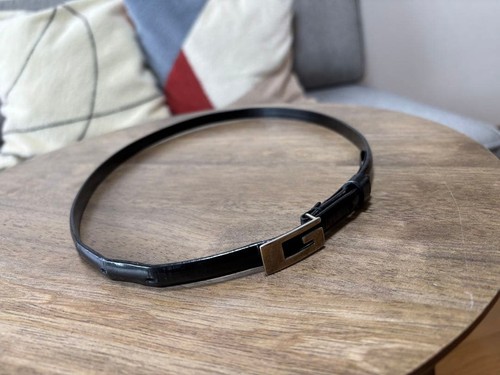 Gucci black leather belt - gucci,