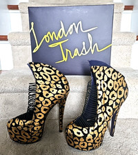 New Sparkle Cheetah Gold Black