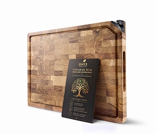 Large wooden chopping - large,
