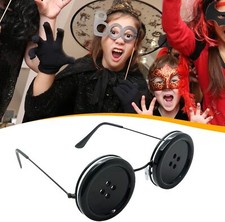 Coraline Button Eye Glasses