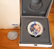 Swarovski Crystal 146 Blue Flower photo picture frame, 207892, boxes, COA