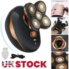 UK Head Shavers for Bald Men 5 in 1 Electric Shaver Cordless Beard Rotary Shaver