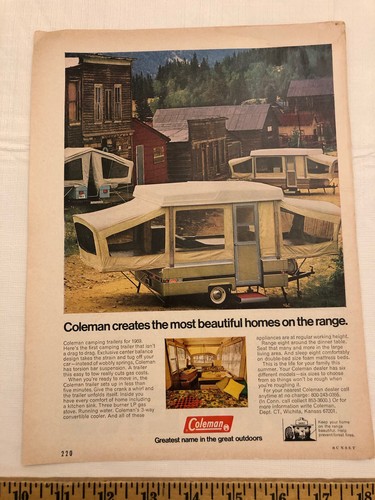 1969 coleman fold down camper - 1969, fold-down