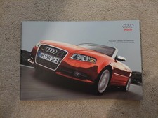 Audi A4/S4 Cabriolet Brochure..Mar 2006