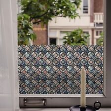 Bubble Free Rainbow Frosted Window Film Self Adhesive Privacy Glass Window Vinyl