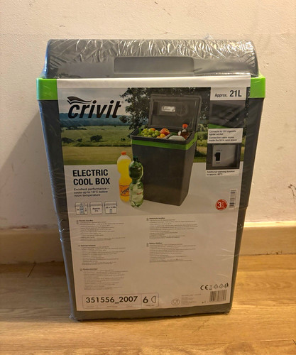 Crivit electric cool box 21l - electric,
