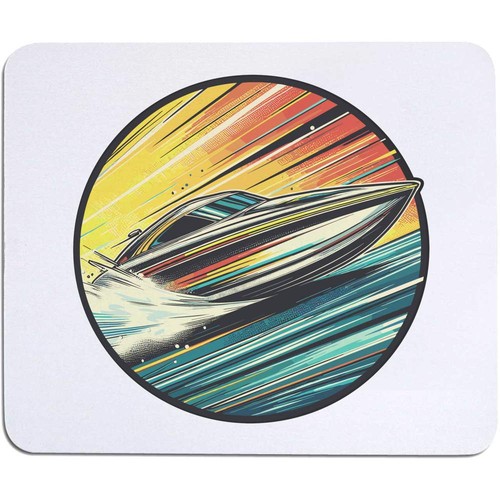 Powerboat racing mouse mat - mouse, /