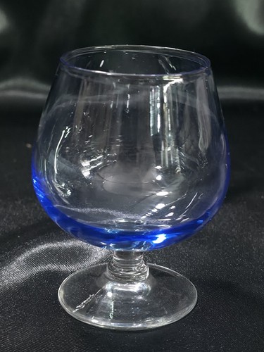 Vintage mini blue glass - vintage,