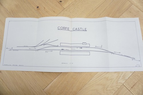 Corfe castle signal box - castle,