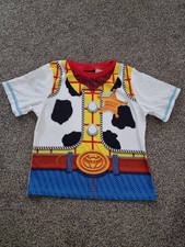 Disney Kids Boy Pixar Toy Story Sheriff Outfit Tshirt 2-3 Years