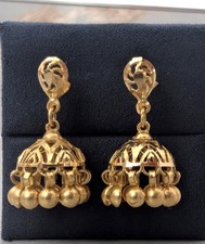 21ct / 22ct Solid Gold Jhumka