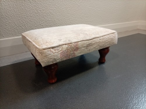 Vintage footstool pouffe - ,