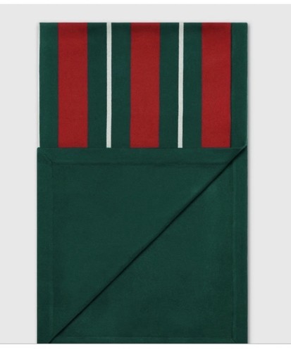 Gucci web wool blanket - gucci,