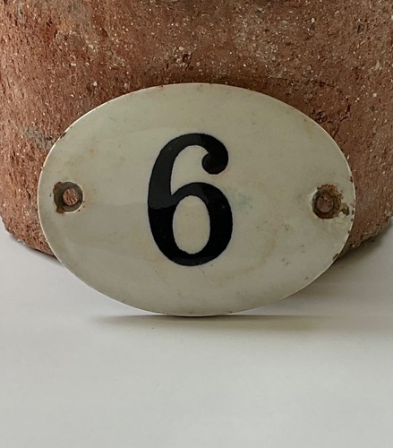 Number vintage old ceramic - number,