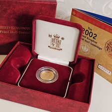 2002 Gold Proof Half Sovereign