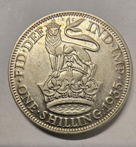 1935 shilling king - king, v