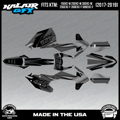 Graphics kit for ktm - for,
