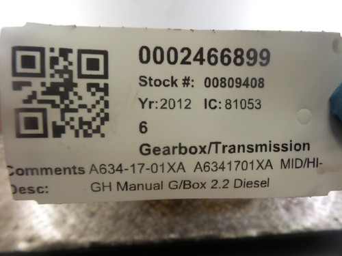 Mazda gearbox 2012 2 2l - mazda, 6