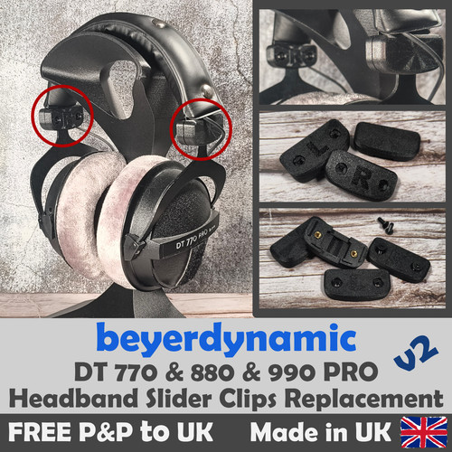 Replacement headband clips