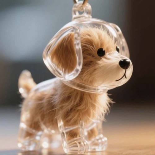 Dog hair storage - storage, keychain