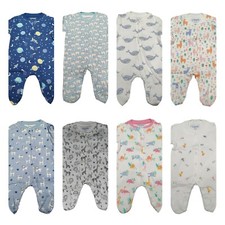 Ex JoJo Babygrow Sleepsuit Cotton Boys Girls 0-18 Months NEW
