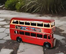 RARE! 1940's TRI-ANG MINIC DOUBLE DECKER BUS TINPLATE 