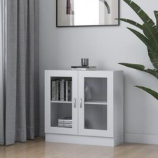 vidaXL Vitrine Cabinet White