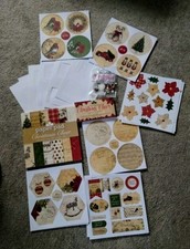 Christmas Cheer 8" x 8" Cardmaking Kit Die Cut Toppers & Candi Craftwork Cards