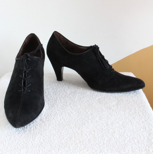 Gabor suede lace shoes - gabor, up