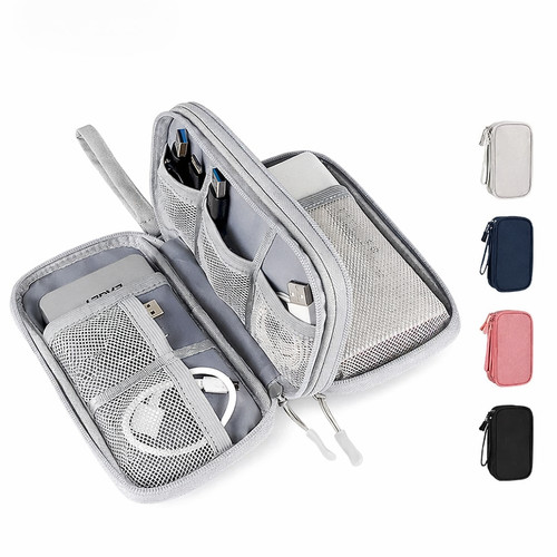 Travel cable organizer bag - cable,