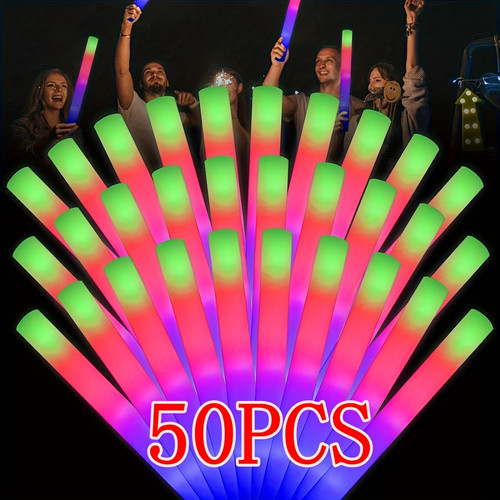 50pc led foam - foam, sticks