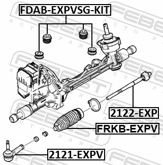 Fits febest 2122 exp - fits, steering