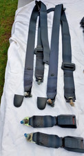 Classic Austin Rover Mini Black Rear Seatbelt Set - Static 1992