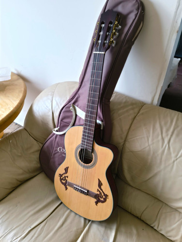 Classical nylon cutaway guitar - classical,