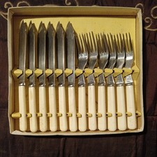 Faux Bone Handled Set Of 6